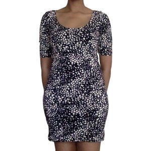 Black and White Bodycon Dress - H&M